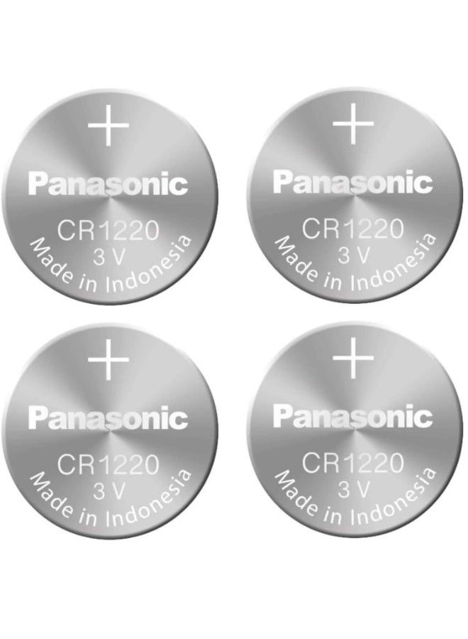 Panasonic 4-Pieces Panasonic CR1220 Lithium 3V Indonesia Batteries - Image 1